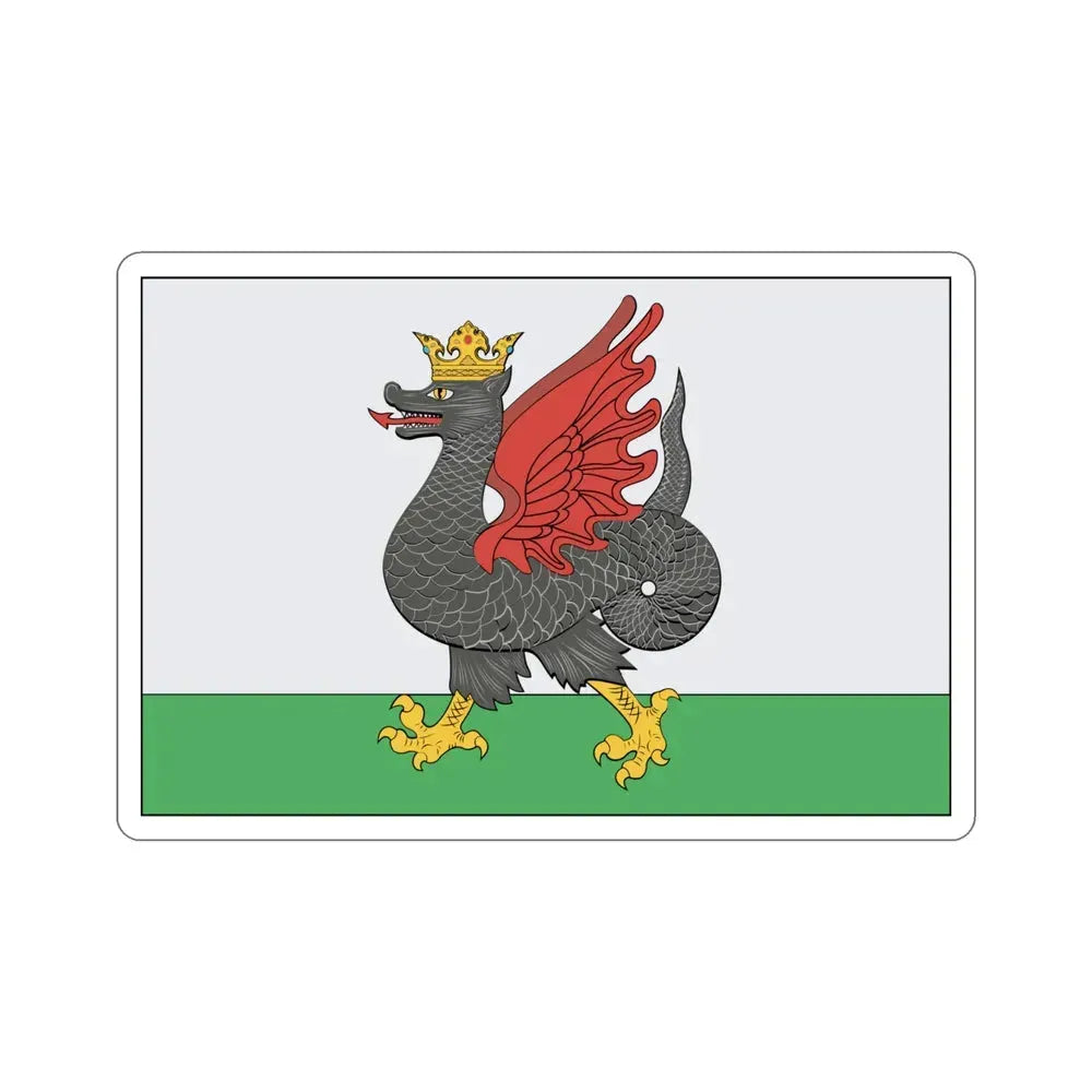 Flag of Kazan Russia STICKER Vinyl Die-Cut Decal 4 Inch - The Sticker Space
