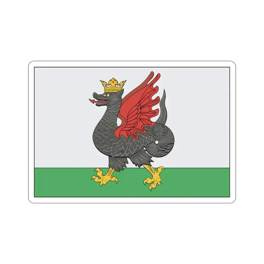 Flag of Kazan Russia STICKER Vinyl Die-Cut Decal 4 Inch - The Sticker Space
