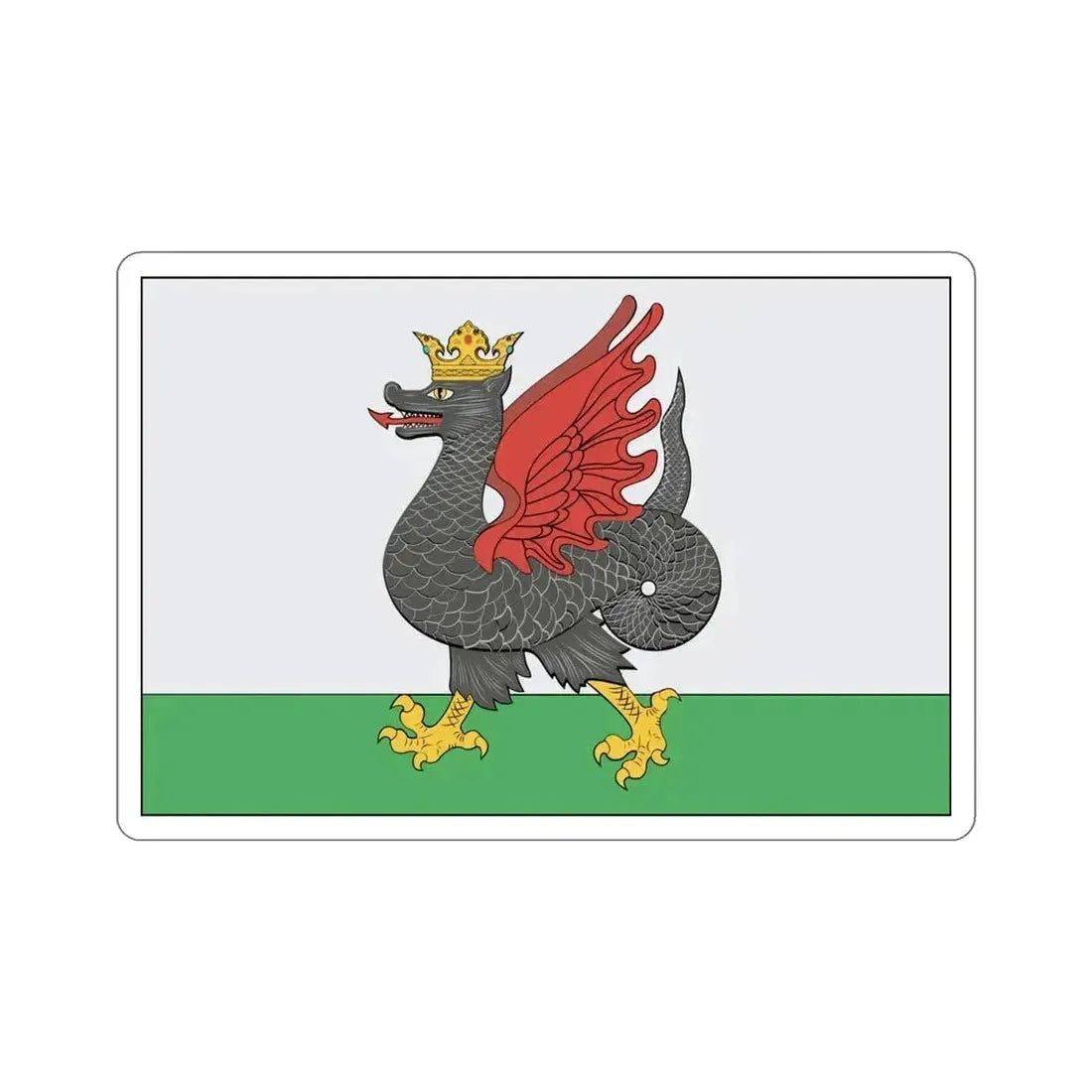 Flag of Kazan Russia STICKER Vinyl Die-Cut Decal 5 Inch - The Sticker Space