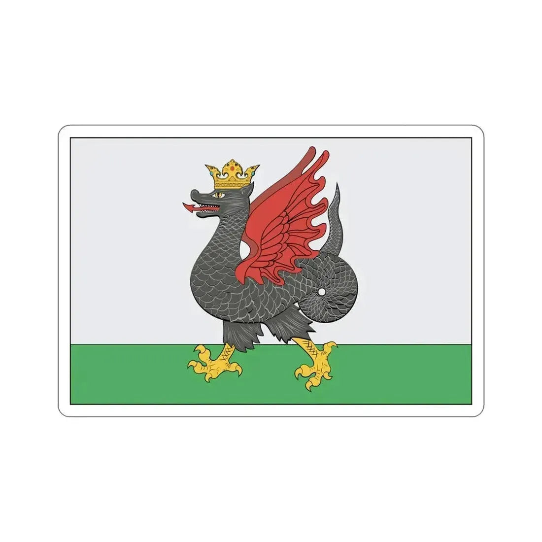 Flag of Kazan Russia STICKER Vinyl Die-Cut Decal 6 Inch - The Sticker Space