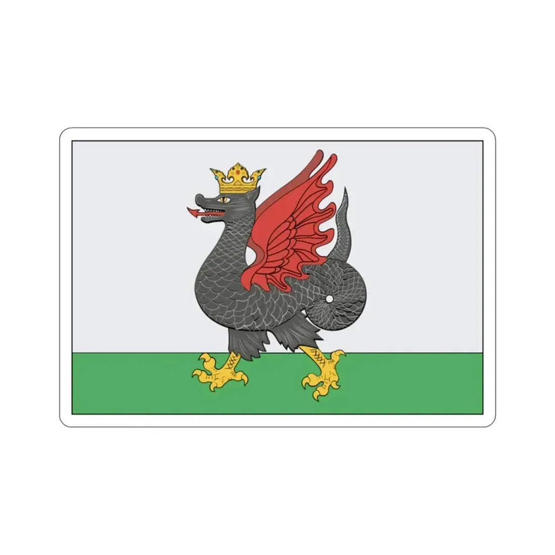 Flag of Kazan Russia STICKER Vinyl Die-Cut Decal - The Sticker Space