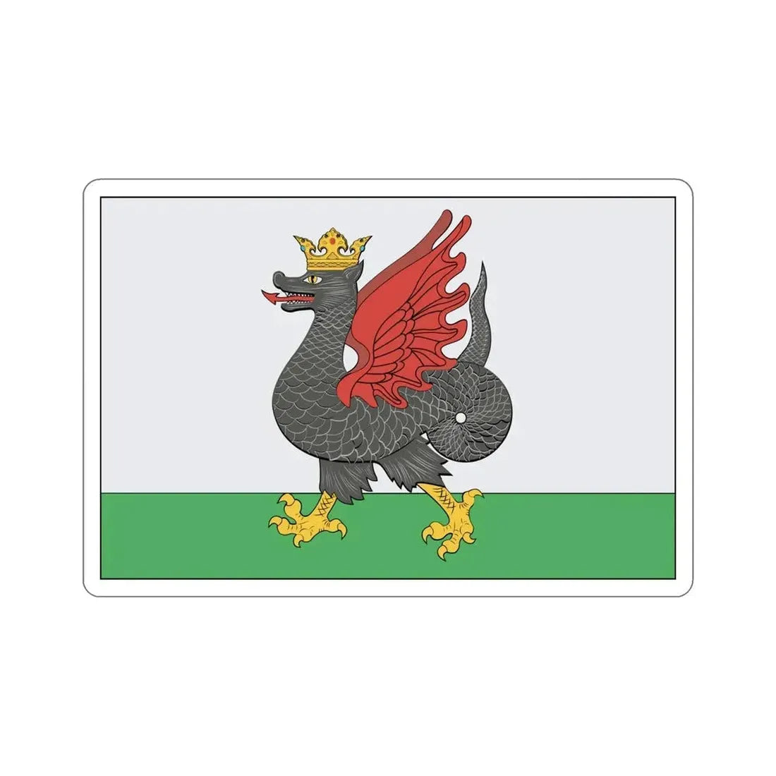 Flag of Kazan Russia STICKER Vinyl Die-Cut Decal - The Sticker Space