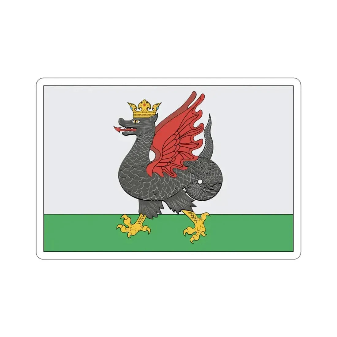 Flag of Kazan Russia STICKER Vinyl Die-Cut Decal - The Sticker Space
