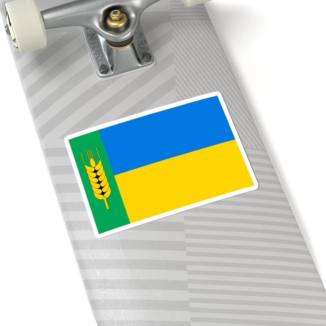 Flag of Kazanka raion (Ukraine) STICKER Vinyl Kiss-Cut Decal - The Sticker Space