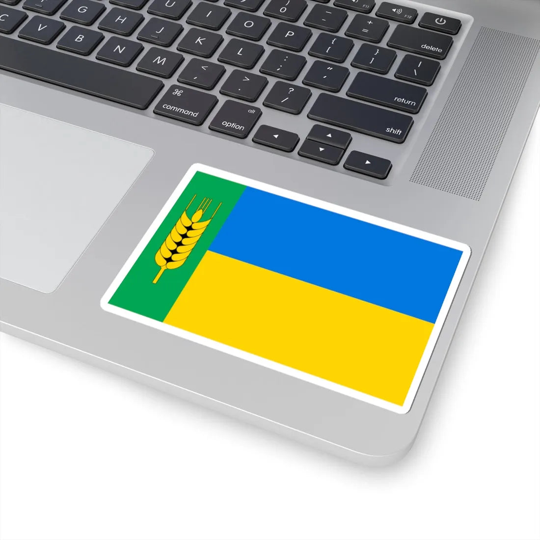 Flag of Kazanka raion (Ukraine) STICKER Vinyl Kiss-Cut Decal - The Sticker Space