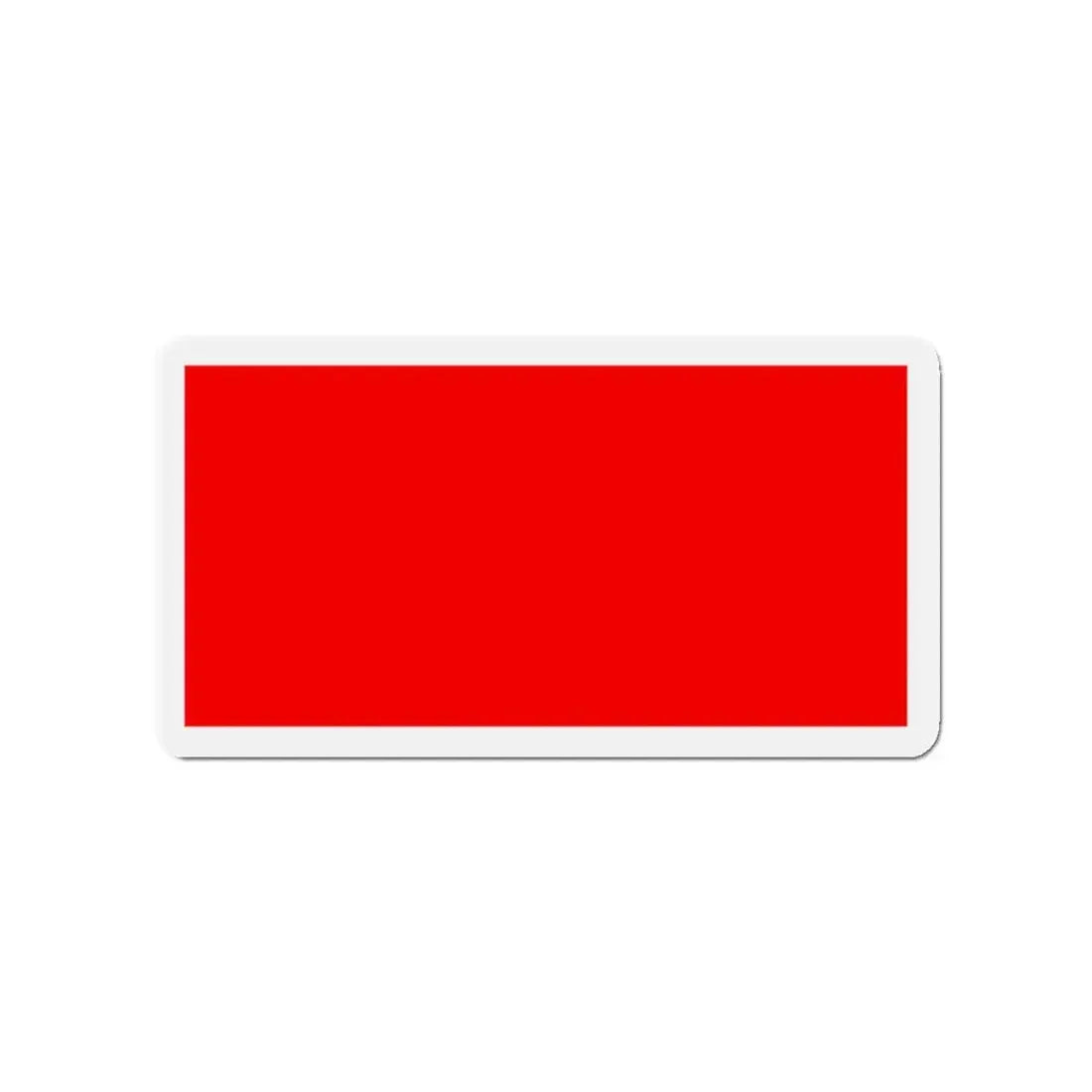 Flag of Kedah 18th century 1821 Malaysia - Refrigerator Magnet 3 Inch - The Sticker Space