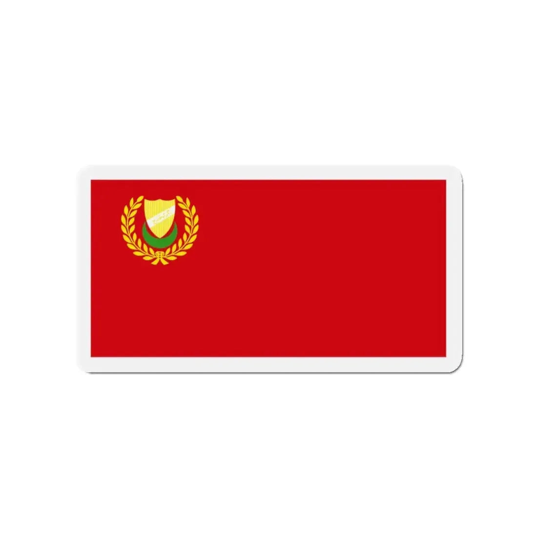 Flag of Kedah Malaysia - Refrigerator Magnet 3 Inch - The Sticker Space