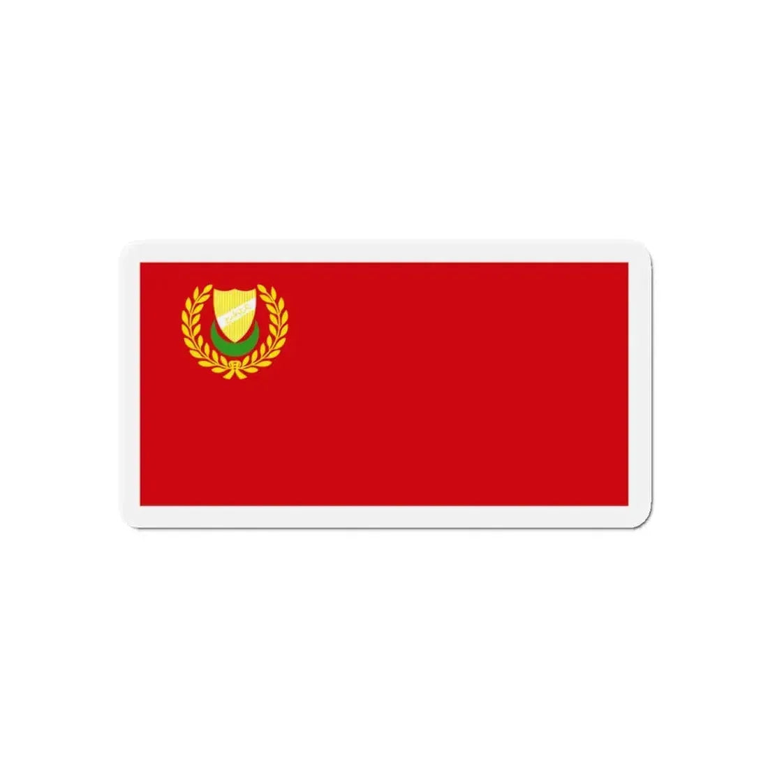 Flag of Kedah Malaysia - Refrigerator Magnet 5 Inch - The Sticker Space