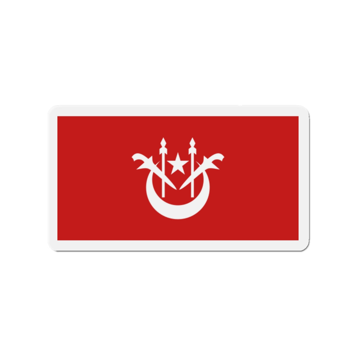 Flag of Kelantan Malaysia - Die-Cut Magnet-2" x 2"-The Sticker Space