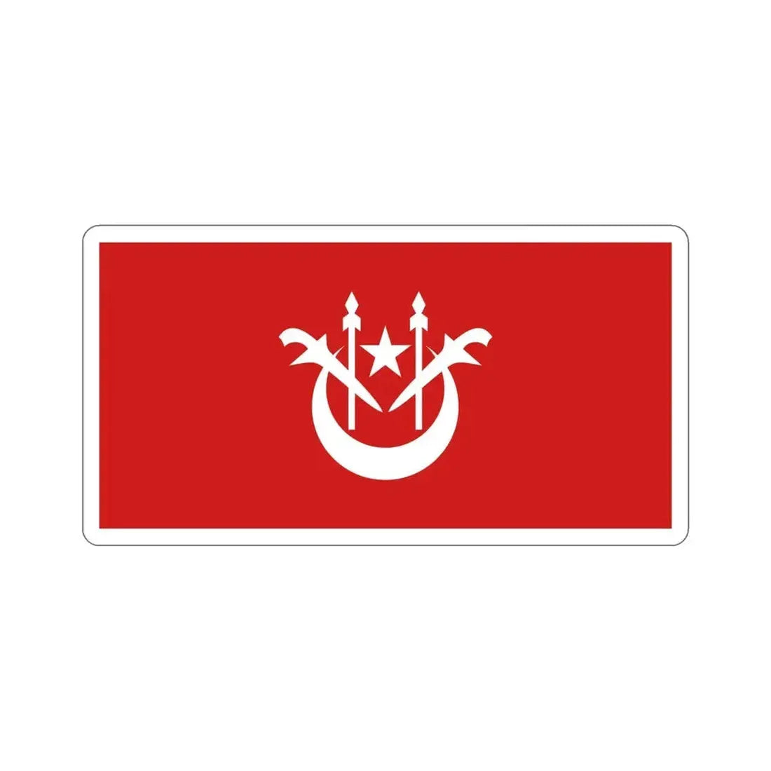Flag of Kelantan Malaysia STICKER Vinyl Die-Cut Decal - The Sticker Space