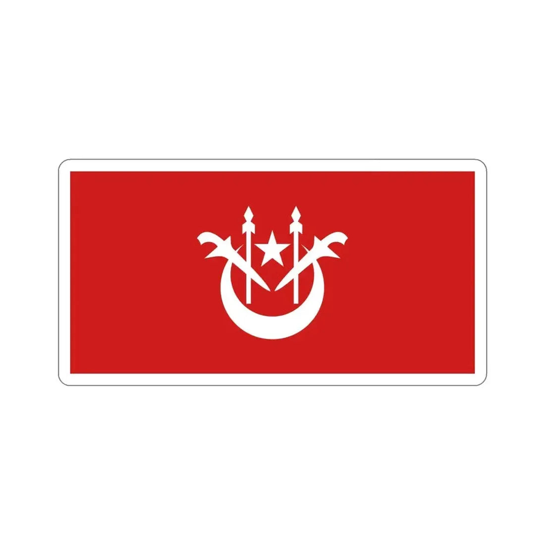 Flag of Kelantan Malaysia STICKER Vinyl Die-Cut Decal - The Sticker Space