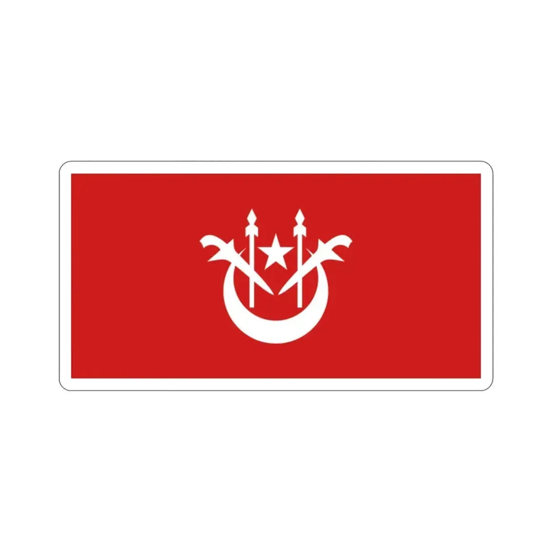 Flag of Kelantan Malaysia STICKER Vinyl Die-Cut Decal - The Sticker Space