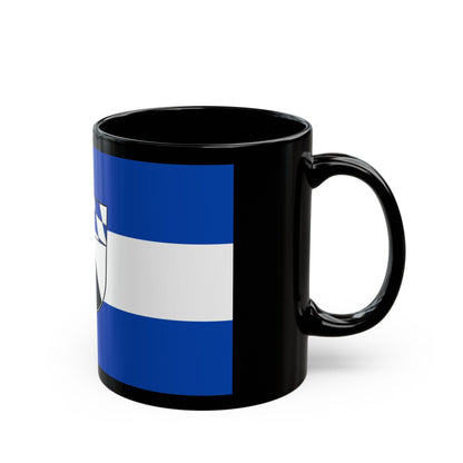 Flag of Kelheim Germany - Black Coffee Mug-The Sticker Space