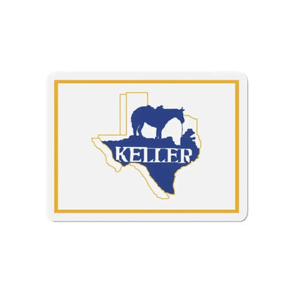 Flag of Keller Texas - Refrigerator Magnet - The Sticker Space