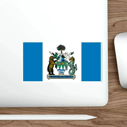 Flag of Kelowna British Columbia Canada STICKER Vinyl Die-Cut Decal - The Sticker Space