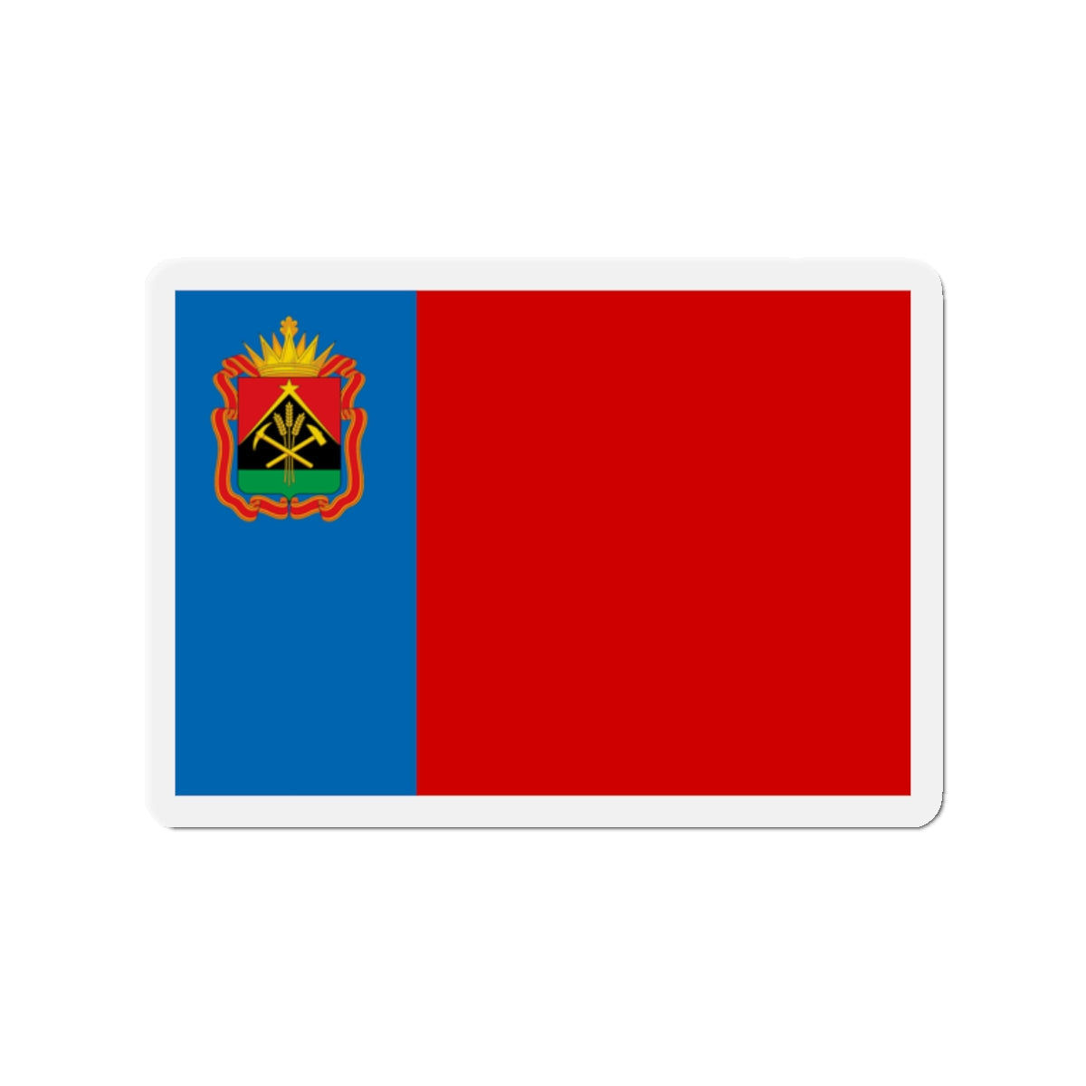 Flag of Kemerovo Oblast Russia - Die-Cut Magnet-2" x 2"-The Sticker Space