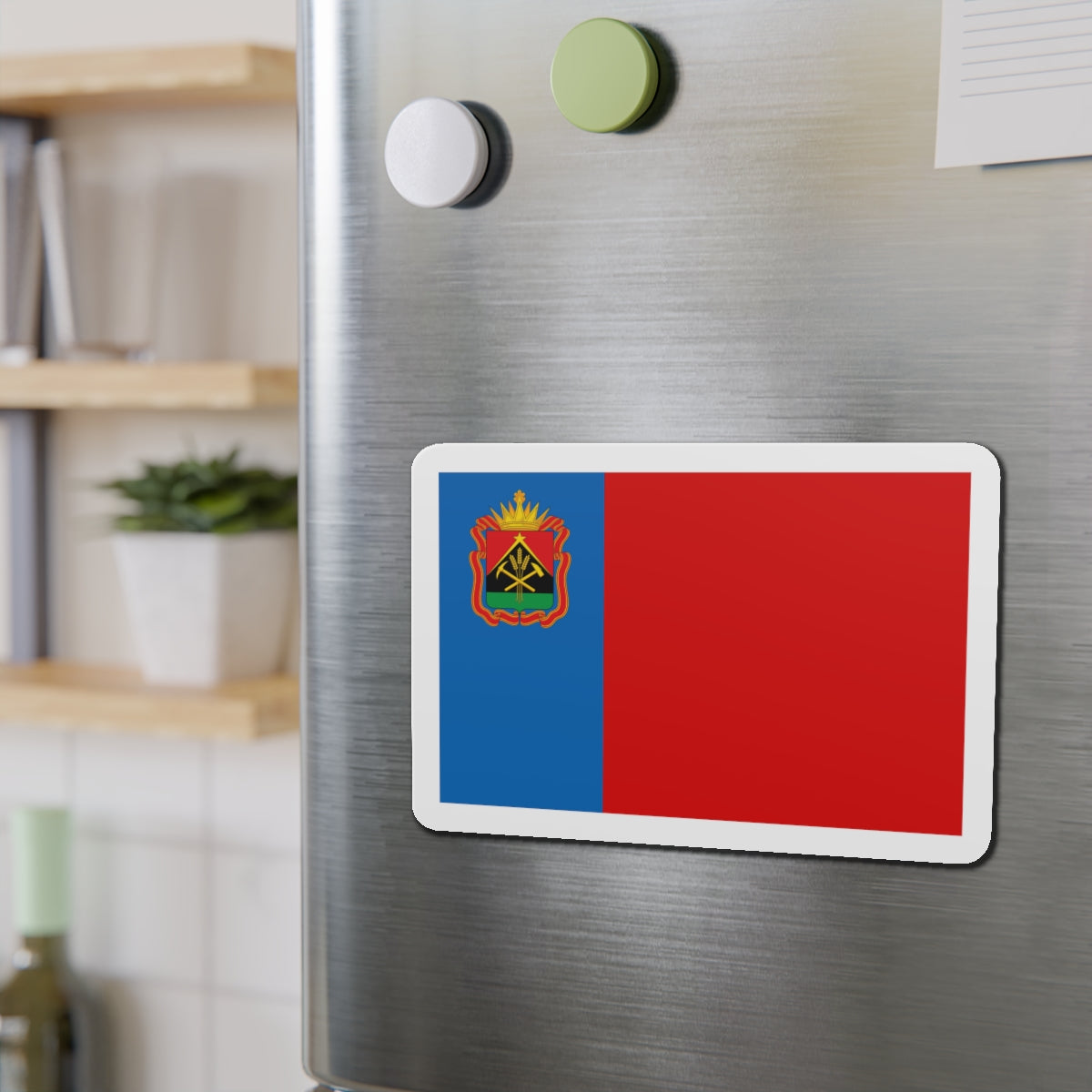 Flag of Kemerovo Oblast Russia - Die-Cut Magnet-The Sticker Space