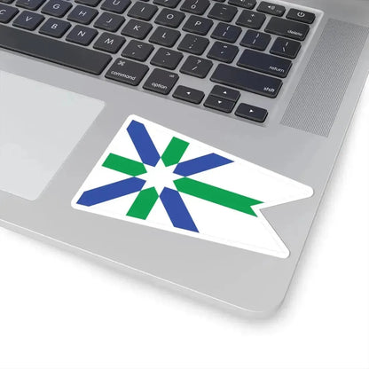 Flag of Kent Ohio (United States) STICKER Vinyl Kiss-Cut Decal - The Sticker Space