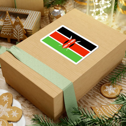 Flag of Kenya WFB 2000 (Kenya) STICKER Vinyl Kiss-Cut Decal - The Sticker Space