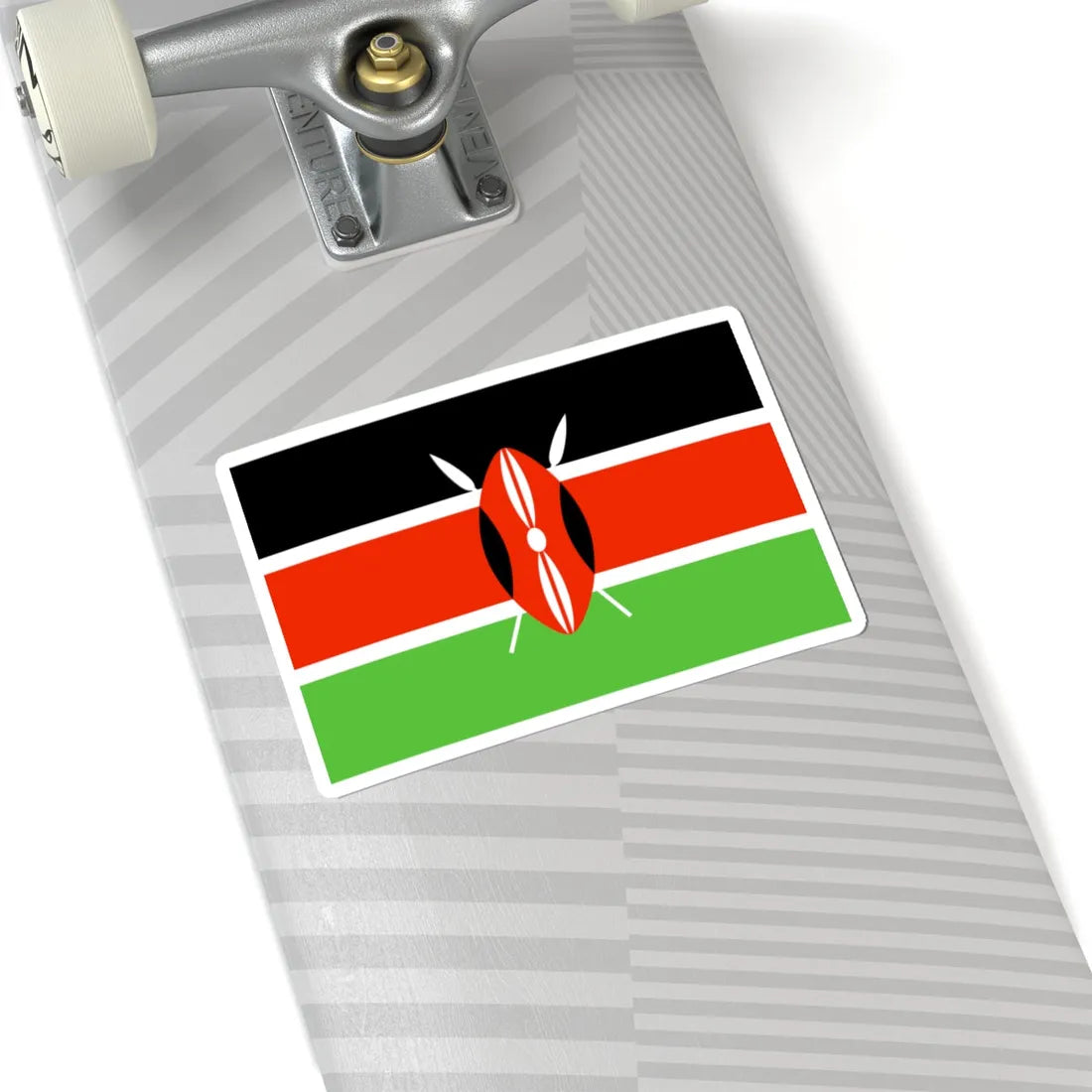 Flag of Kenya WFB 2000 (Kenya) STICKER Vinyl Kiss-Cut Decal - The Sticker Space
