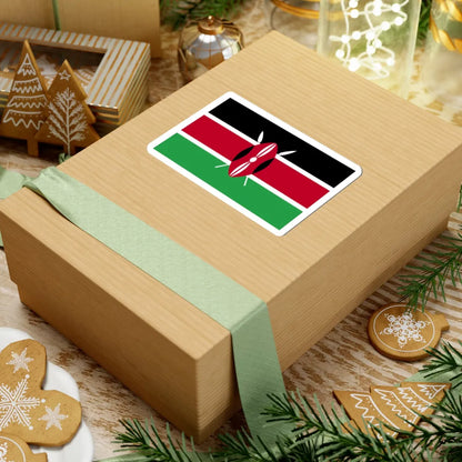 Flag of Kenya WFB 2004 (Kenya) STICKER Vinyl Kiss-Cut Decal - The Sticker Space