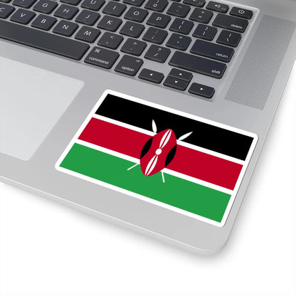 Flag of Kenya WFB 2004 (Kenya) STICKER Vinyl Kiss-Cut Decal - The Sticker Space