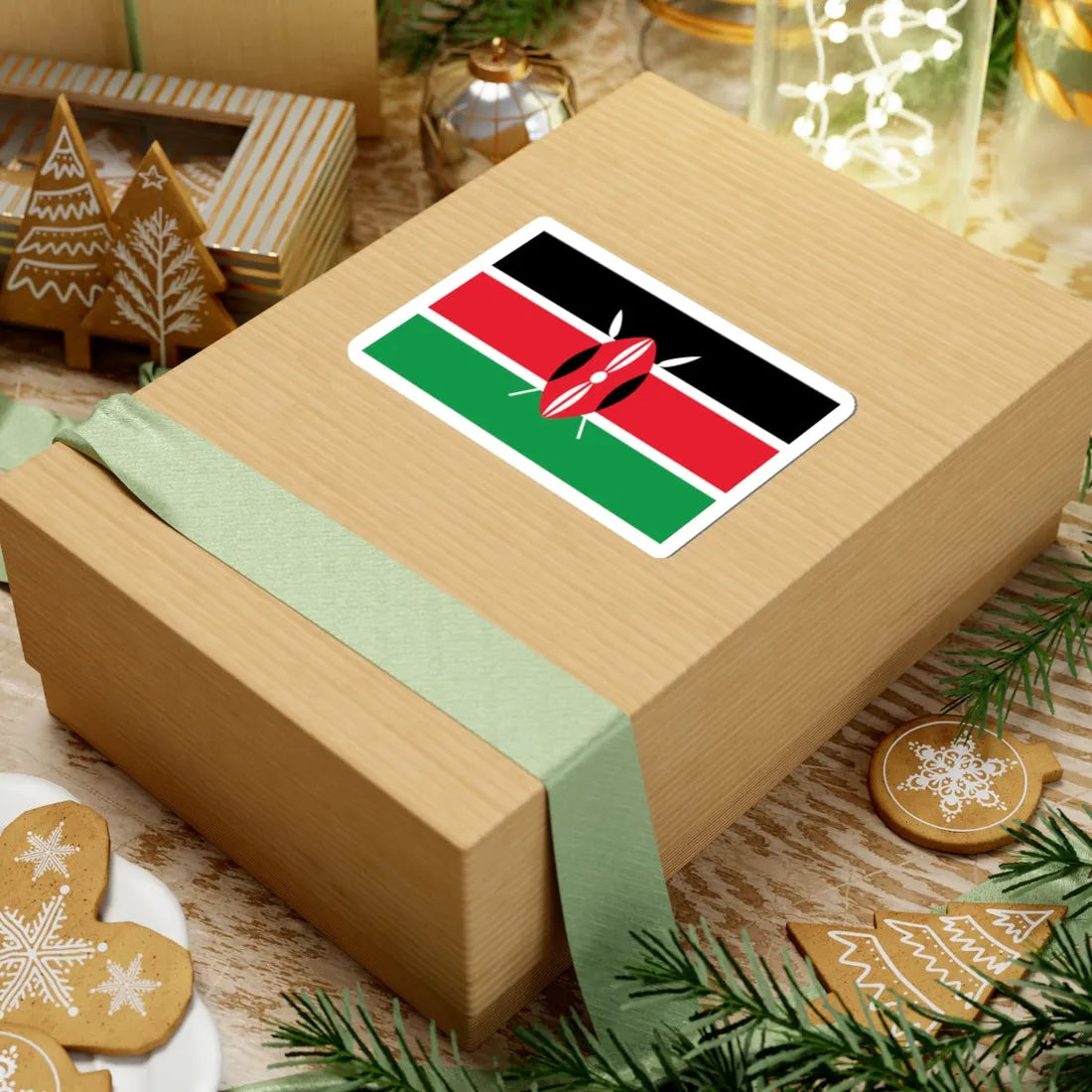 Flag of Kenya WFB (Kenya) STICKER Vinyl Kiss-Cut Decal - The Sticker Space