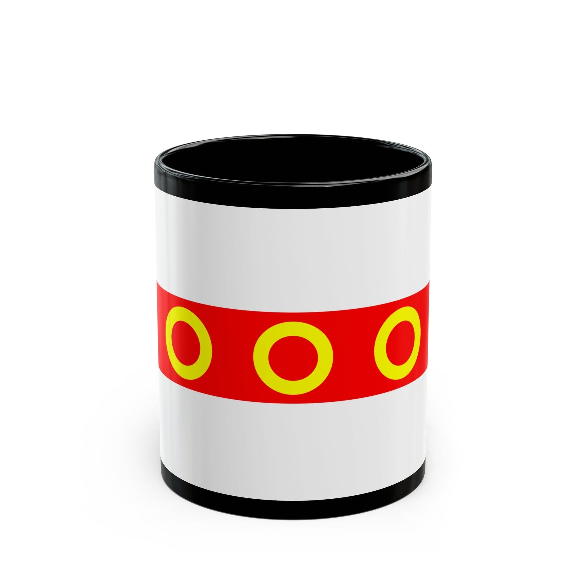 Flag of Kercem Malta - Black Coffee Mug-11oz-The Sticker Space