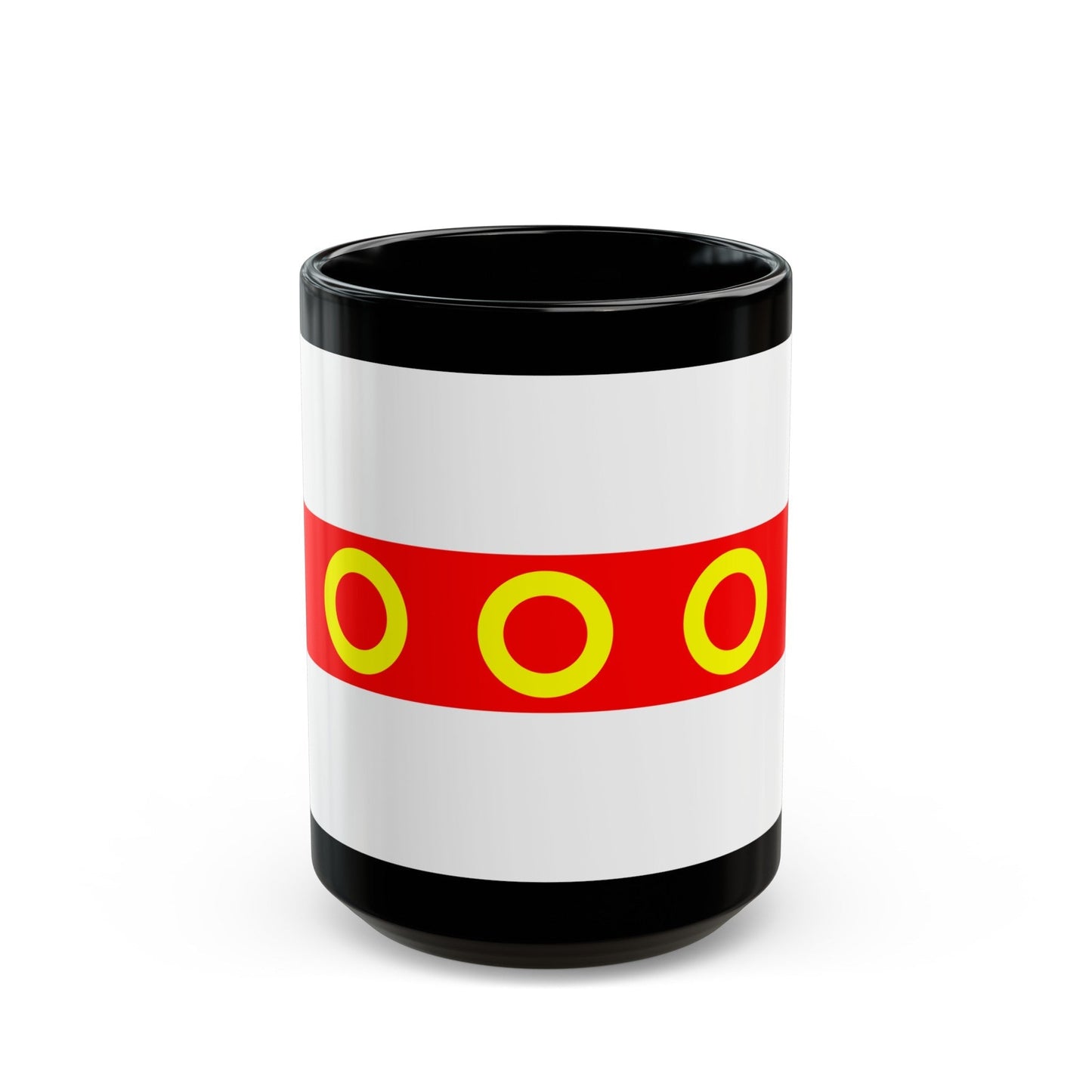 Flag of Kercem Malta - Black Coffee Mug-15oz-The Sticker Space