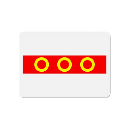 Flag of Kercem Malta - Die-Cut Magnet-4" x 4"-The Sticker Space