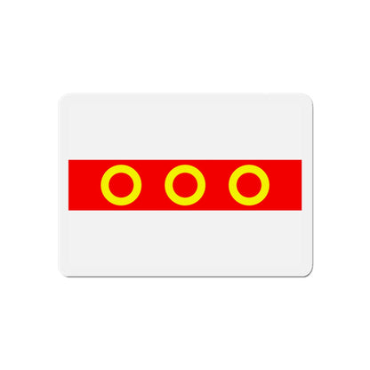 Flag of Kercem Malta - Die-Cut Magnet-6 × 6"-The Sticker Space