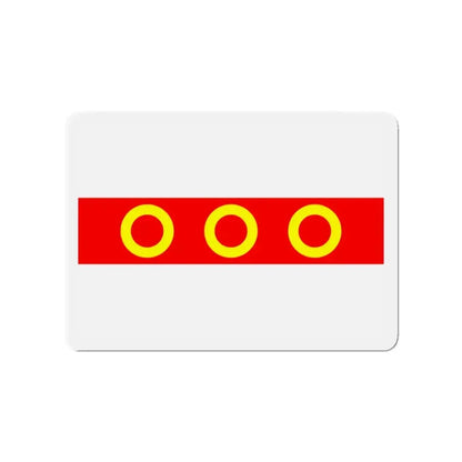 Flag of Kercem Malta - Refrigerator Magnet 3 Inch - The Sticker Space