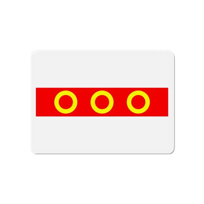 Flag of Kercem Malta - Refrigerator Magnet - The Sticker Space