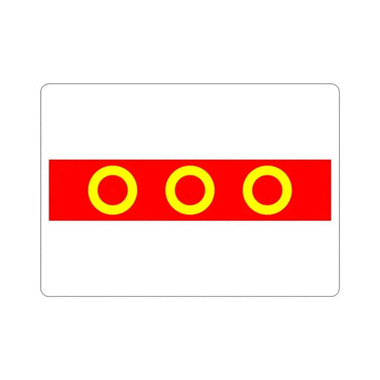 Flag of Kercem Malta STICKER Vinyl Die-Cut Decal 3 Inch - The Sticker Space