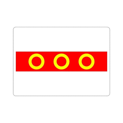 Flag of Kercem Malta STICKER Vinyl Die-Cut Decal 4 Inch - The Sticker Space