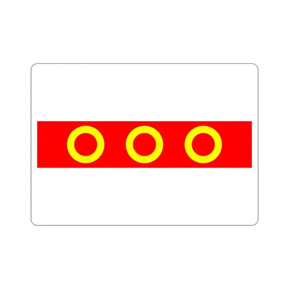 Flag of Kercem Malta STICKER Vinyl Die-Cut Decal 4 Inch - The Sticker Space