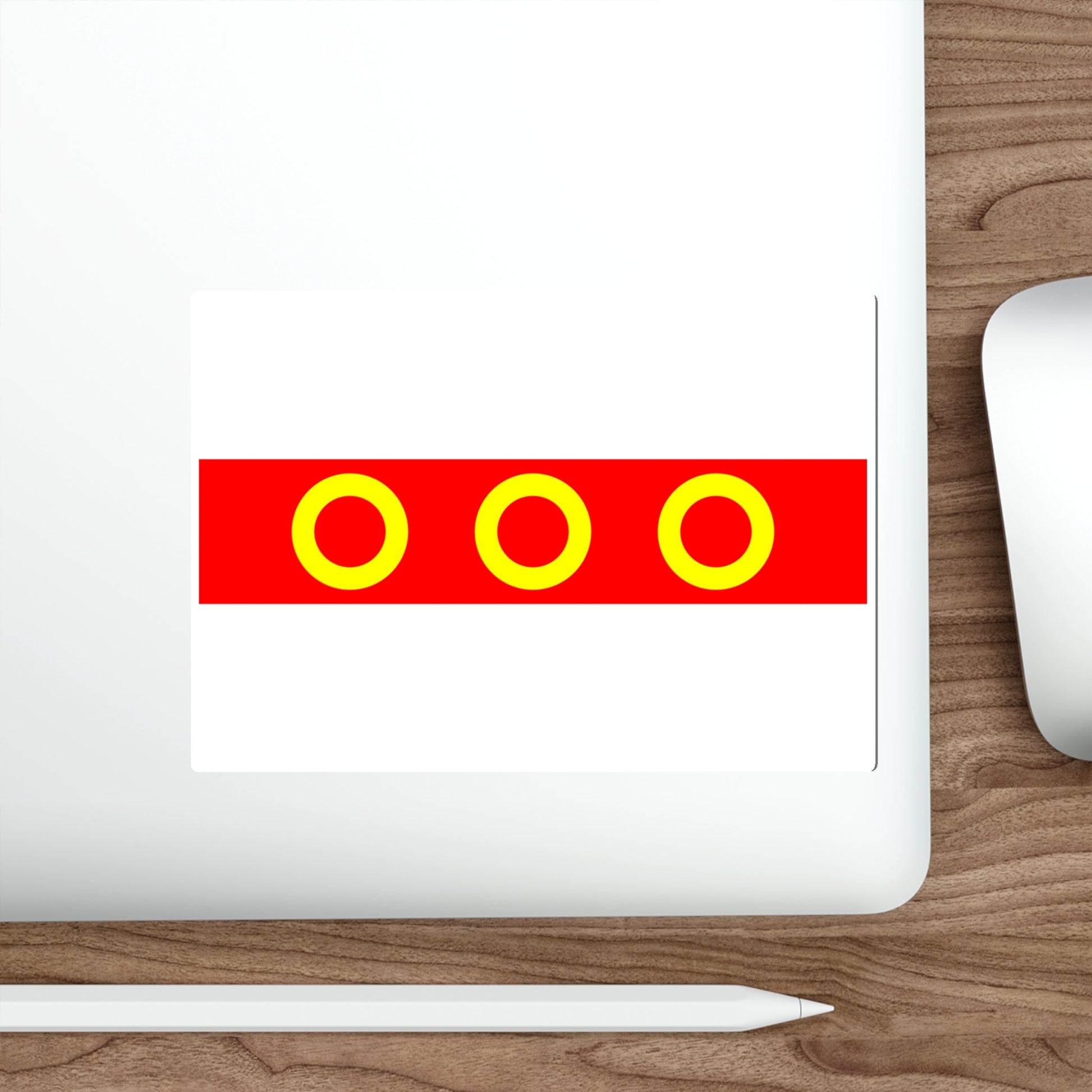 Flag of Kercem Malta STICKER Vinyl Die-Cut Decal-The Sticker Space