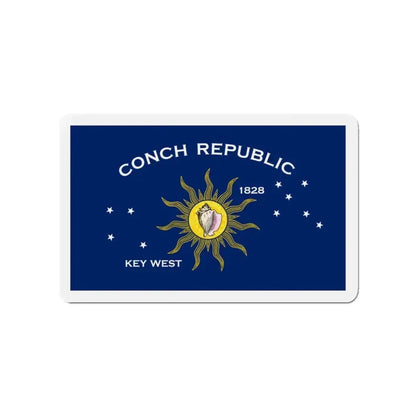 Flag of Key West Florida - Refrigerator Magnet - The Sticker Space