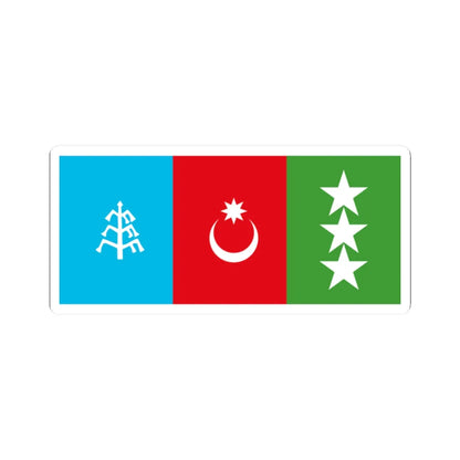 Flag of Khalaj People Fictive (Iran) STICKER Vinyl Kiss-Cut Decal 2 Inch White - The Sticker Space