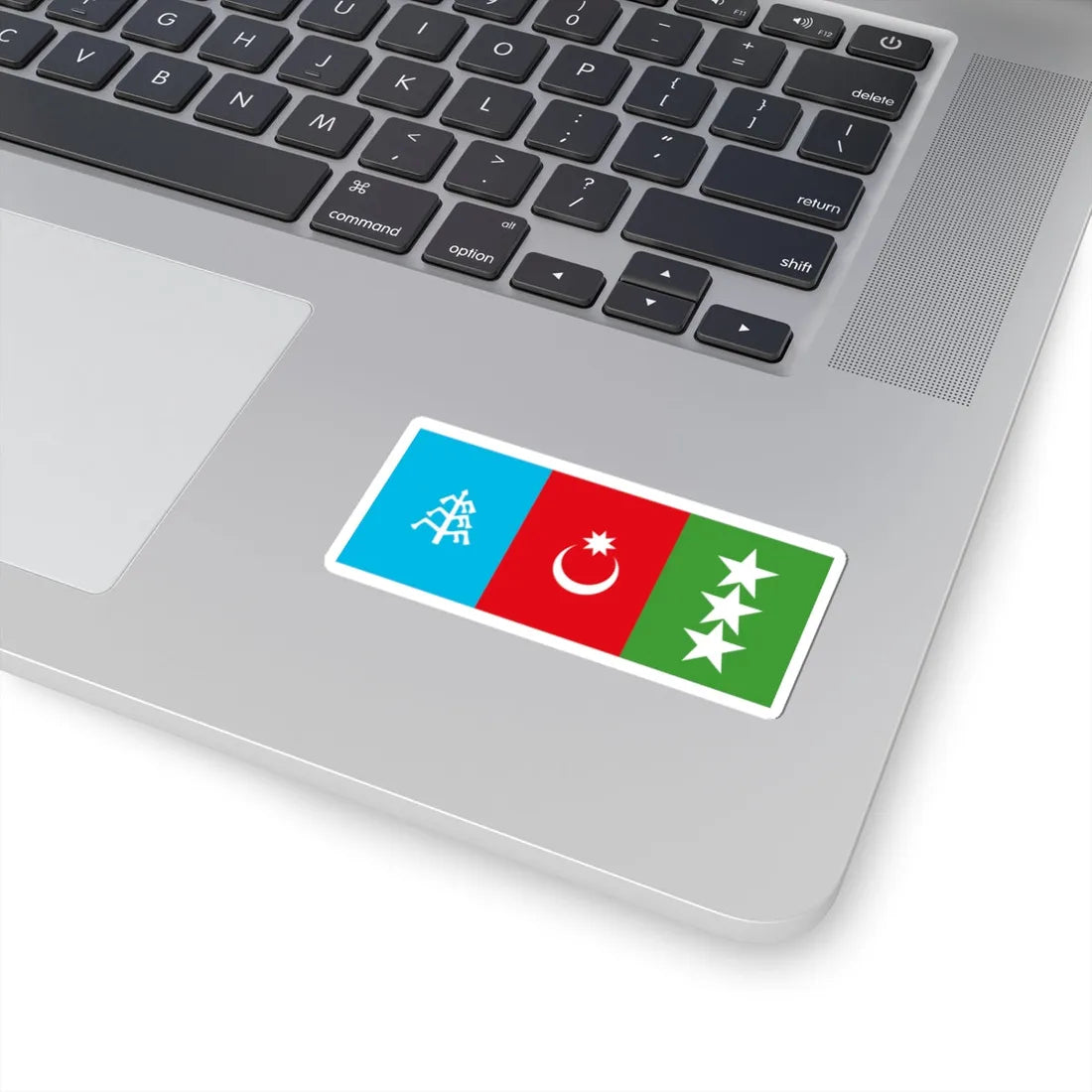 Flag of Khalaj People Fictive (Iran) STICKER Vinyl Kiss-Cut Decal - The Sticker Space
