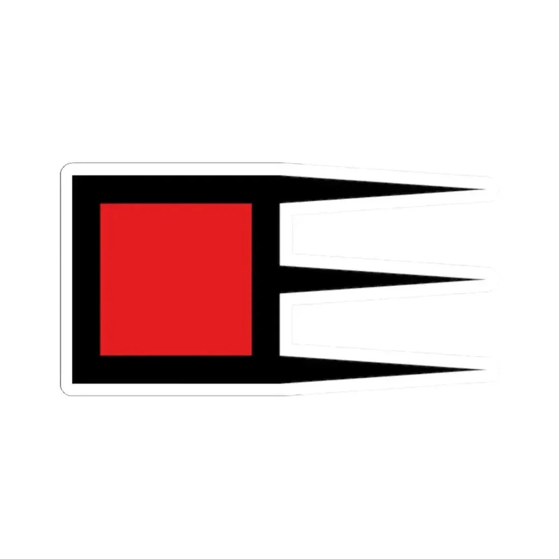 Flag of Khan Krums army (Bulgaria) STICKER Vinyl Kiss-Cut Decal 2 Inch White - The Sticker Space