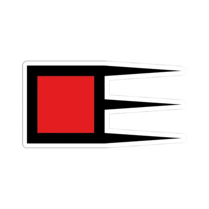 Flag of Khan Krums army (Bulgaria) STICKER Vinyl Kiss-Cut Decal 4 Inch White - The Sticker Space