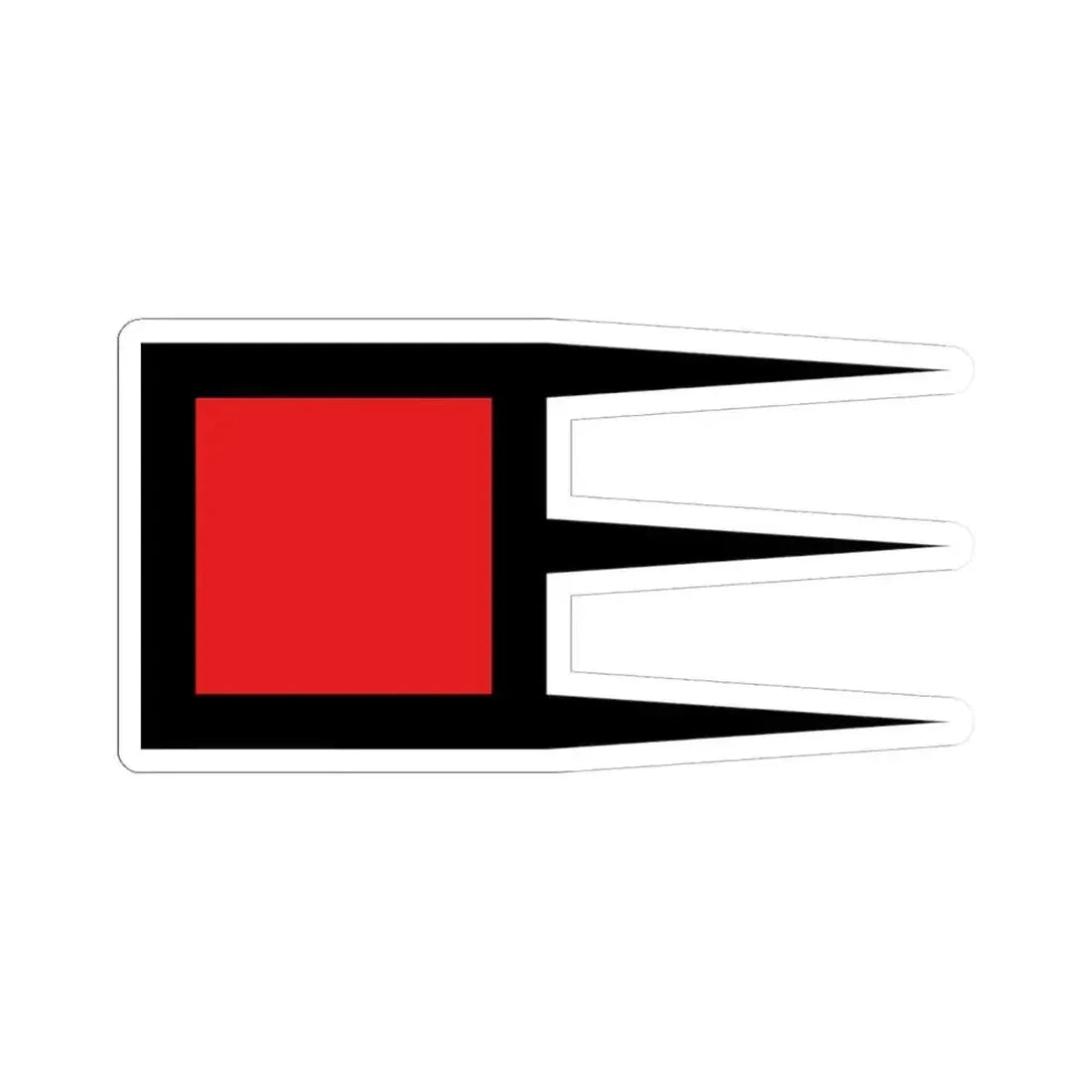 Flag of Khan Krums army (Bulgaria) STICKER Vinyl Kiss-Cut Decal 6 Inch White - The Sticker Space