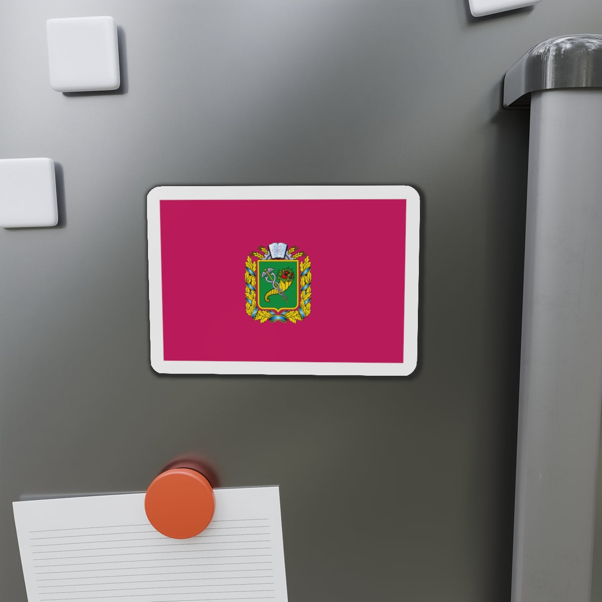 Flag of Kharkiv Oblast Ukraine - Die-Cut Magnet-The Sticker Space