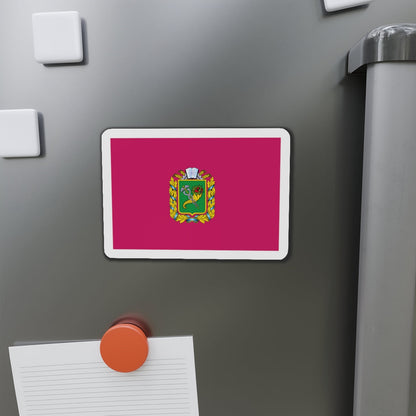 Flag of Kharkiv Oblast Ukraine - Die-Cut Magnet-The Sticker Space