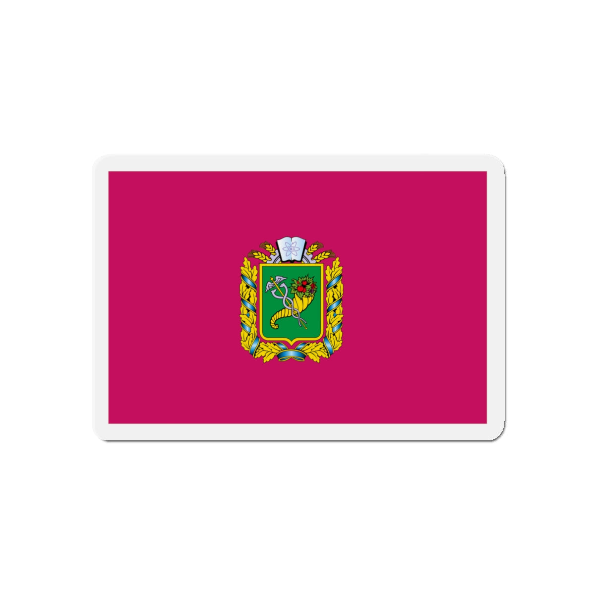 Flag of Kharkiv Oblast Ukraine - Die-Cut Magnet-5" x 5"-The Sticker Space