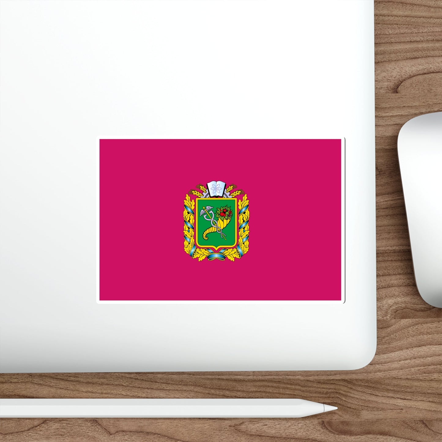 Flag of Kharkiv Oblast Ukraine STICKER Vinyl Die-Cut Decal-The Sticker Space