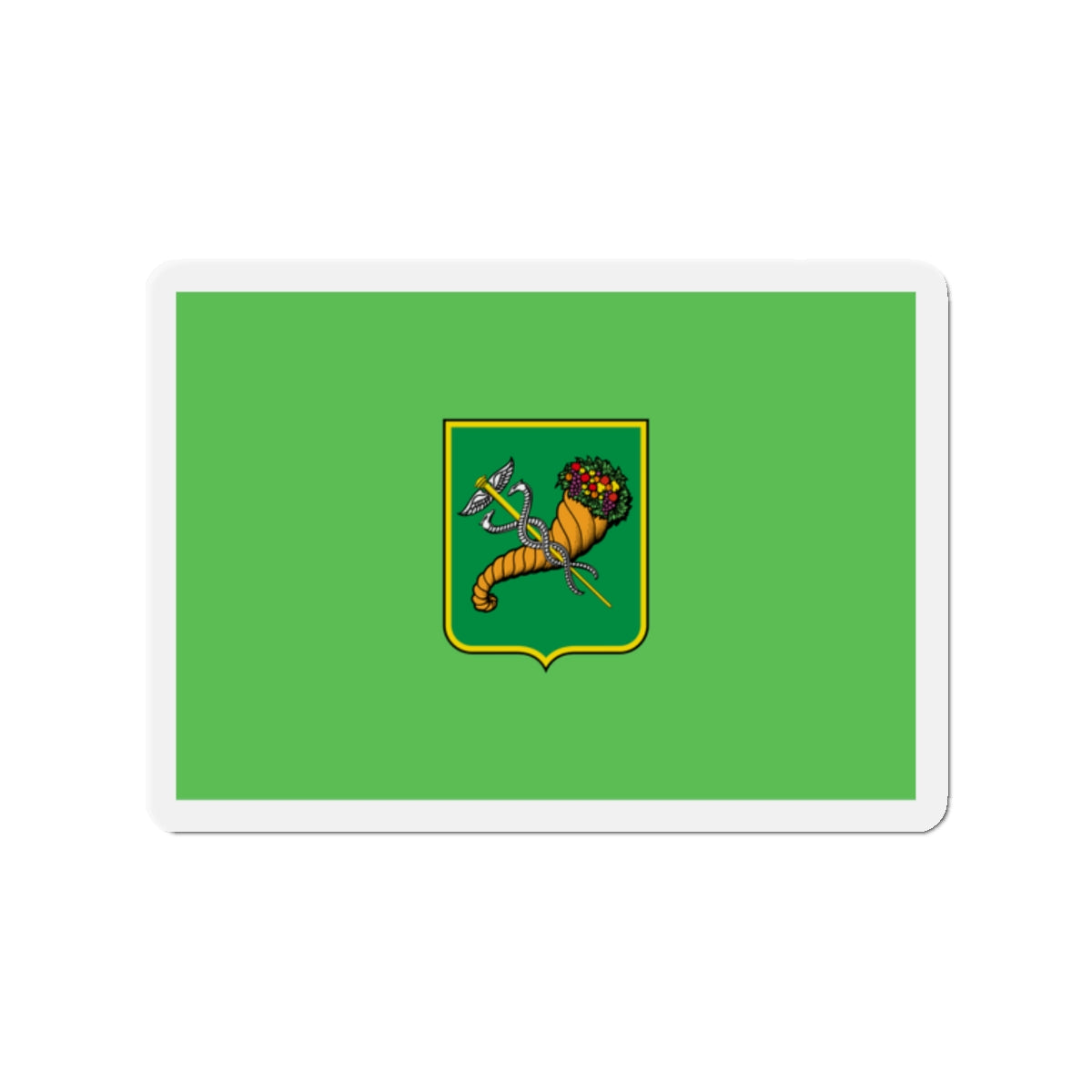 Flag of Kharkiv Ukraine - Die-Cut Magnet-2" x 2"-The Sticker Space