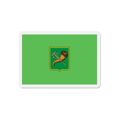 Flag of Kharkiv Ukraine - Die-Cut Magnet-6 × 6"-The Sticker Space