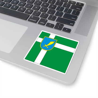 Flag of Khartsyzk (Ukraine) STICKER Vinyl Kiss-Cut Decal - The Sticker Space